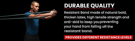 Durafit Sturdy Stable And Strong Resistance Exercise Bands For