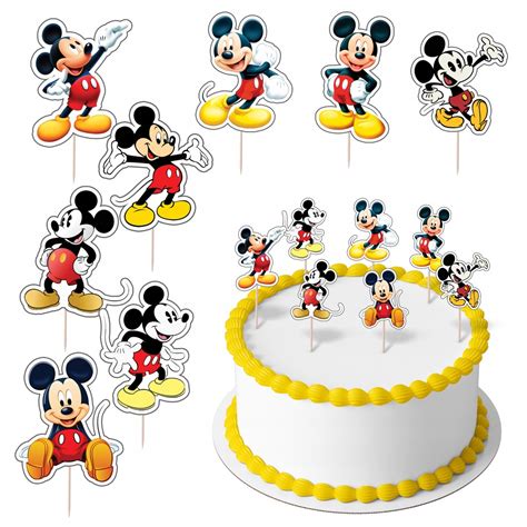 Topper Na Tort Postacie Z Myszka Miki Mickey Szt