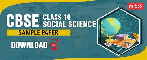 Cbse Sst Sample Paper Class 10 Mtg Blog