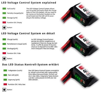 LiPo 11 1V 2200mAh 50C LED XT60 Stecker Team Orion 60163 3 Zellen