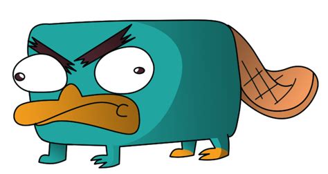 Perry The Platypus Mad Clip Art Library