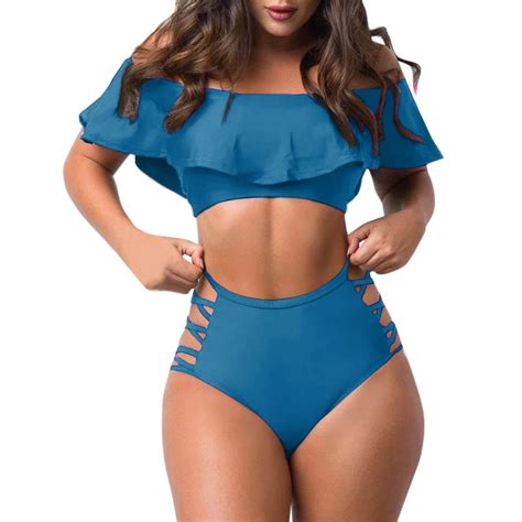 Bikini Set For Women Summer Bathing Suits High Cut Swimsuit Swimming Sets Plus Size Swimwear