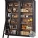 Toulouse Aged Ebony Bookcase From Martin Furniture Coleman Furniture