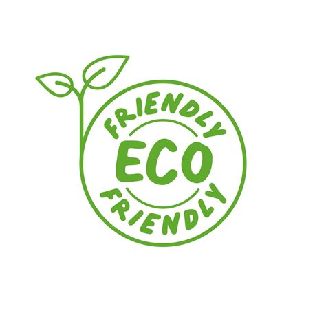 Eco Friendly Badge Healthy Natural Product Label Logo Design With