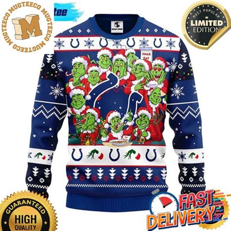 NFL Grinch Fuck Them Pittsburgh Steelers Custom Name Ugly Christmas Sweater Mugteeco
