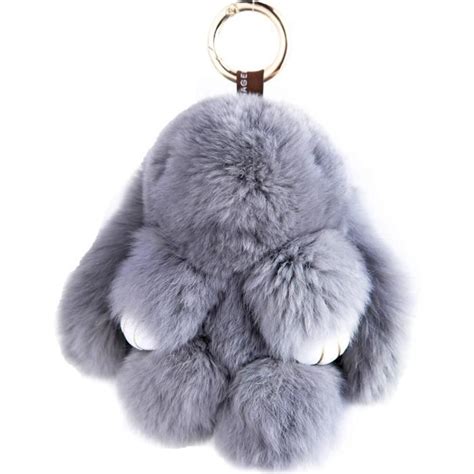 Yiseven Porte Cl Peluche Lapin De P Ques Clef Fourrure Pompon Doux