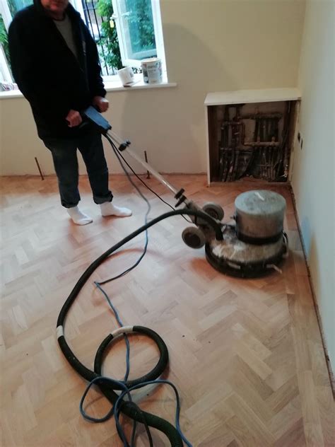 Herringbone Floor Sanding In Putney The Flooring Group