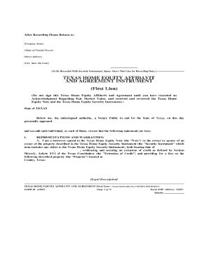 Fillable Online Tx Home Equity Affidavit Michigan Mutual Fax Email