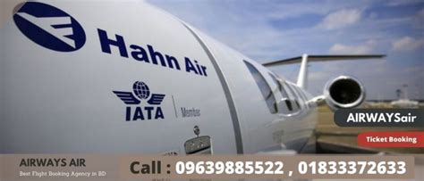 Hahn Air Dhaka Office Call For Quick Ticket Booking