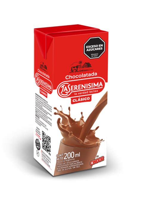 Leche chocolatada en cajita 200ml La Serenísima Clásico