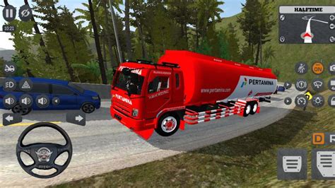 Mobil Truk Pertamina Ga Kuat Lewati Tanjakan Truck Simulator Youtube