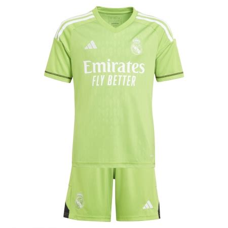 Real Madrid Kit Infantil Uniforme Goleiro