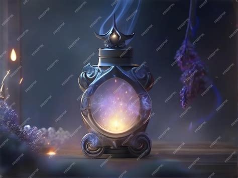 Premium Ai Image A Magical Jar Background