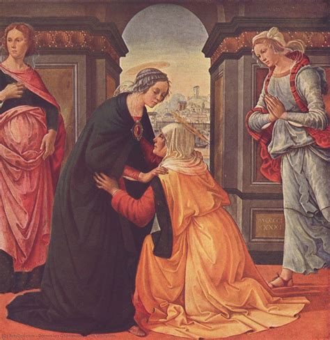 Reproductions D Art La Visitation De Domenico Ghirlandaio