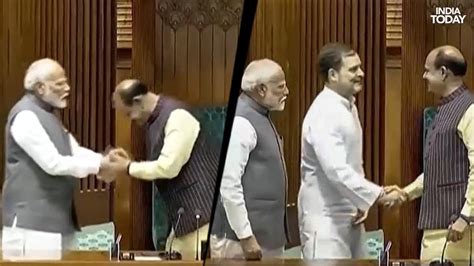 You Must Not Bow Rahul Gandhi Reacts On Ls Speaker Om Birlas