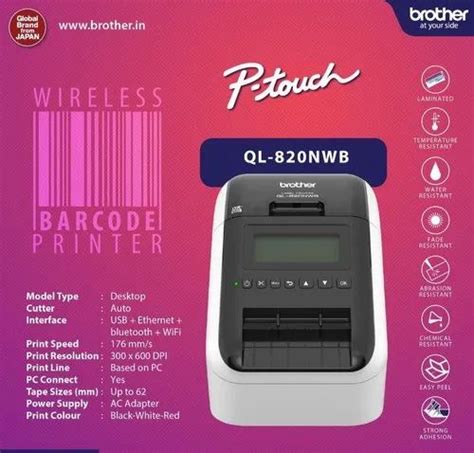 BROTHER Wireless Barcode Printer at Rs 14999 in Kolkata | ID: 23355274833