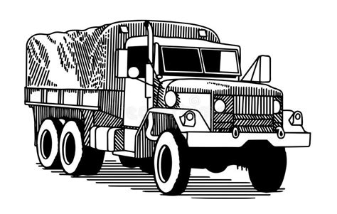 How To Draw A Military Truck