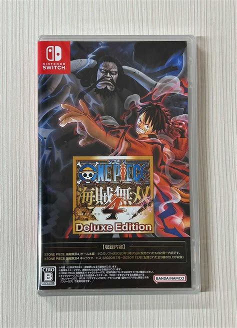 【就愛玩】全新現貨 Ns Switch 航海王 海賊無雙4 豪華版 One Piece 海賊王 日版支援中文 就愛玩 電玩專賣 線上購物