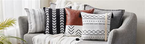 Cdwerd Boho Pillow Covers 18x18 Inch Pillow Covers Set Of