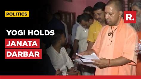 Yogi Adityanath Holds Janata Darbar In Gorakhpur Listens To Peoples