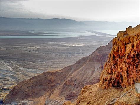 Sandy Dead Sea Valley Israel Stock Photo Image Of Health Historic