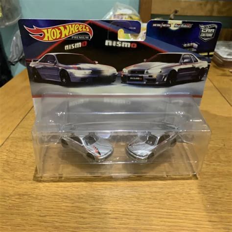 HOT WHEELS Premium Twin Pack Nissan Skyline GTR R32 R34 Nismo 2 Pack 36 00 PicClick UK