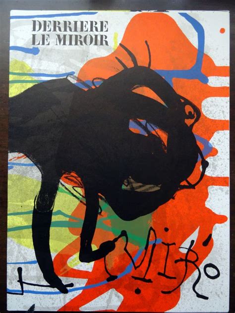 Livre illustré de Joan Miró DERRIÈRE LE MIROIR N203 SOBRETEIXIMS ET