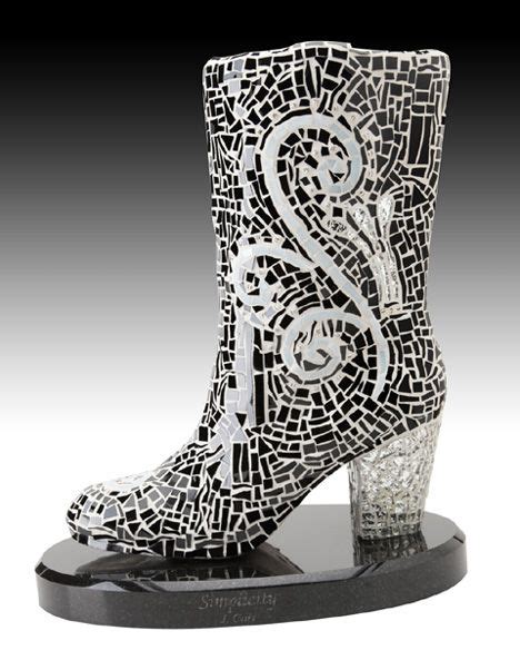 Simplicity Mosaic Boots Mosaic Art