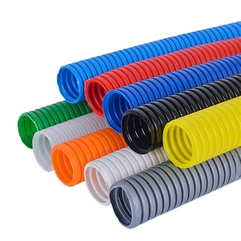 New Material Flexible PVC Tipe Rubber PP Flame Retardant Corrugated