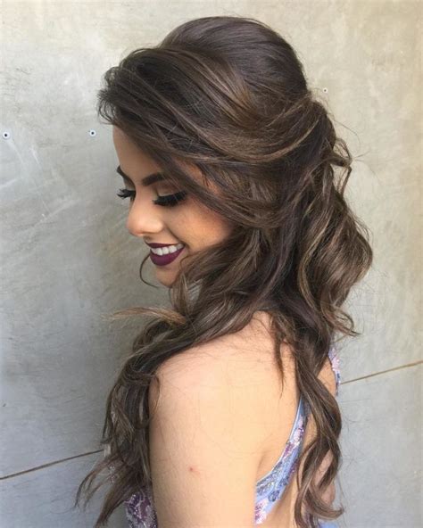 Penteados Semi Presos De Lado - 45 ideias incríveis de cabelo preso de lado e como fazer | Formal ...