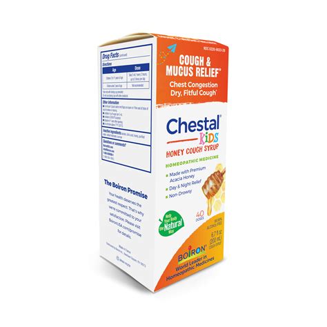 Boiron Chestal Kids Honey Cough Syrup Homeopathic Medicine For Cough