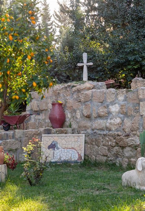 The Courtyard Of The Greek Orthodox Shepherds Field In Beit Sahour In