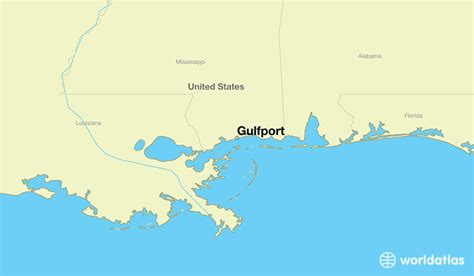 Where is Gulfport, MS? / Gulfport, Mississippi Map - WorldAtlas.com