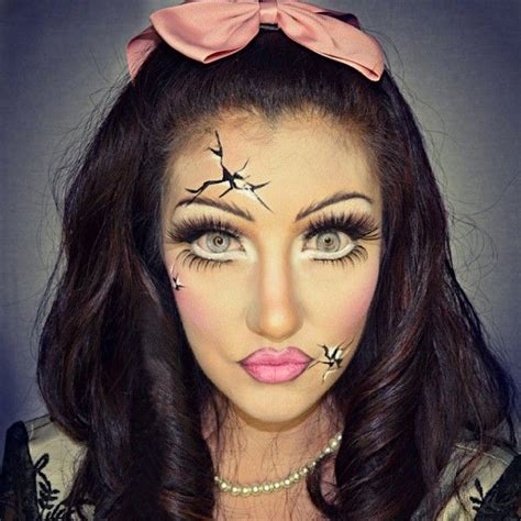 20 Doll Halloween Makeup Ideas to Look Creppy - Flawssy