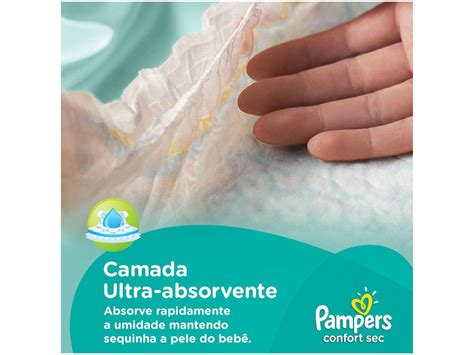 Fraldas Pampers Confort Sec Tam Xg 60 Unidades Extra Sec Pods