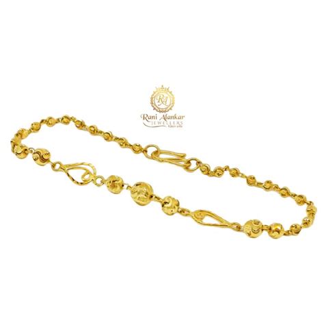 Ladies Fancy Gold Bracelet – Welcome to Rani Alankar