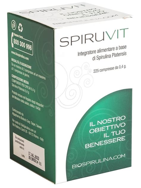 SpiruVit 90gr integratore di vitamine naturali