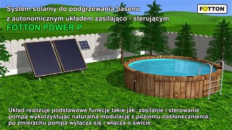 Autonomiczne Instalacje Solarne Fotton Do Podgrzewania Basen W Youtube