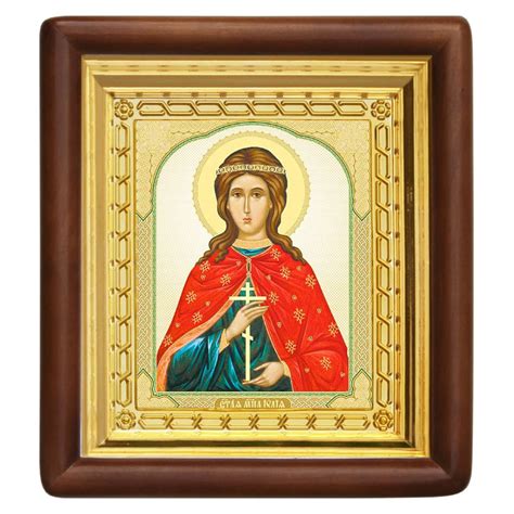 Купить икона святой мученицы иулии (юлии) анкирской (коринфской), 18х20 ...