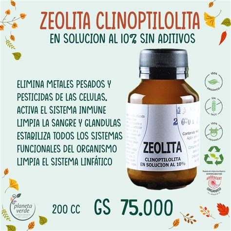 Zeolita en Solución al 10 Planeta Verde