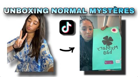 AÏCHA FAIT UN UNBOXING NORMAL BOITE MYSTÈRE YouTube