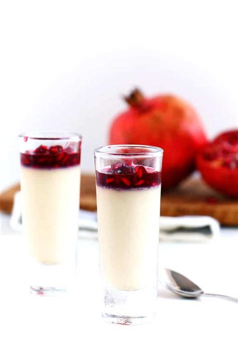 Pomegranate Panna Cotta Baking Ginger