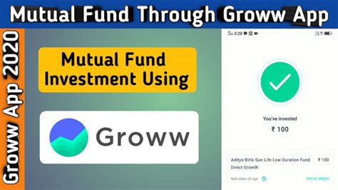 Mutual Fund Investment Through Groww App How To Invest In Mutual Fund