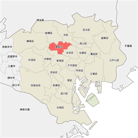 東京都豊島区の地図 Map It マップ・イット