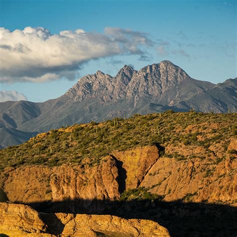 Four Peaks Four Peaks Mountain Rises Above The Tonto Natio Flickr