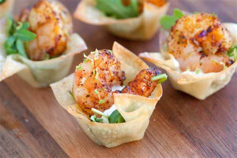 Easy Baked Wonton Cups