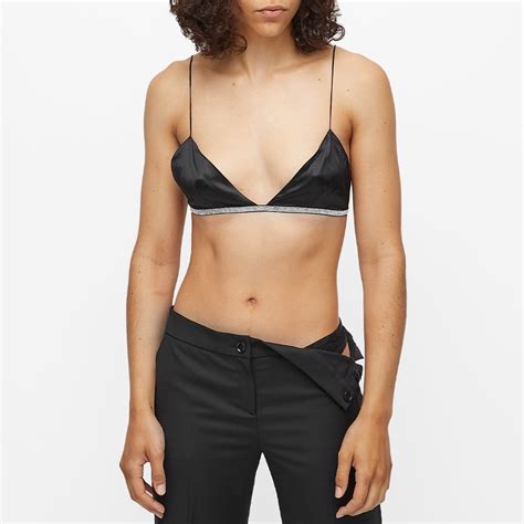 Nu Studio Rosie Silk Bra Black End Us