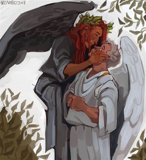 Pin By IkaEchidna On Good Omens Good Omens Book Cute Gay Angels And Demons