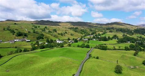 Keswick The Lake District Aerial Drone Sc06, Stock Video - Envato Elements