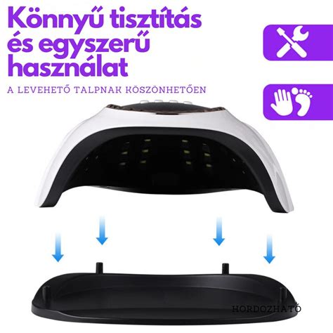 Blueque Uv Led Műkörmös Lámpa 120w F15 Pink Emag Hu